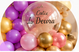 Detalhes de uma decoração personalizada da Lu Decora