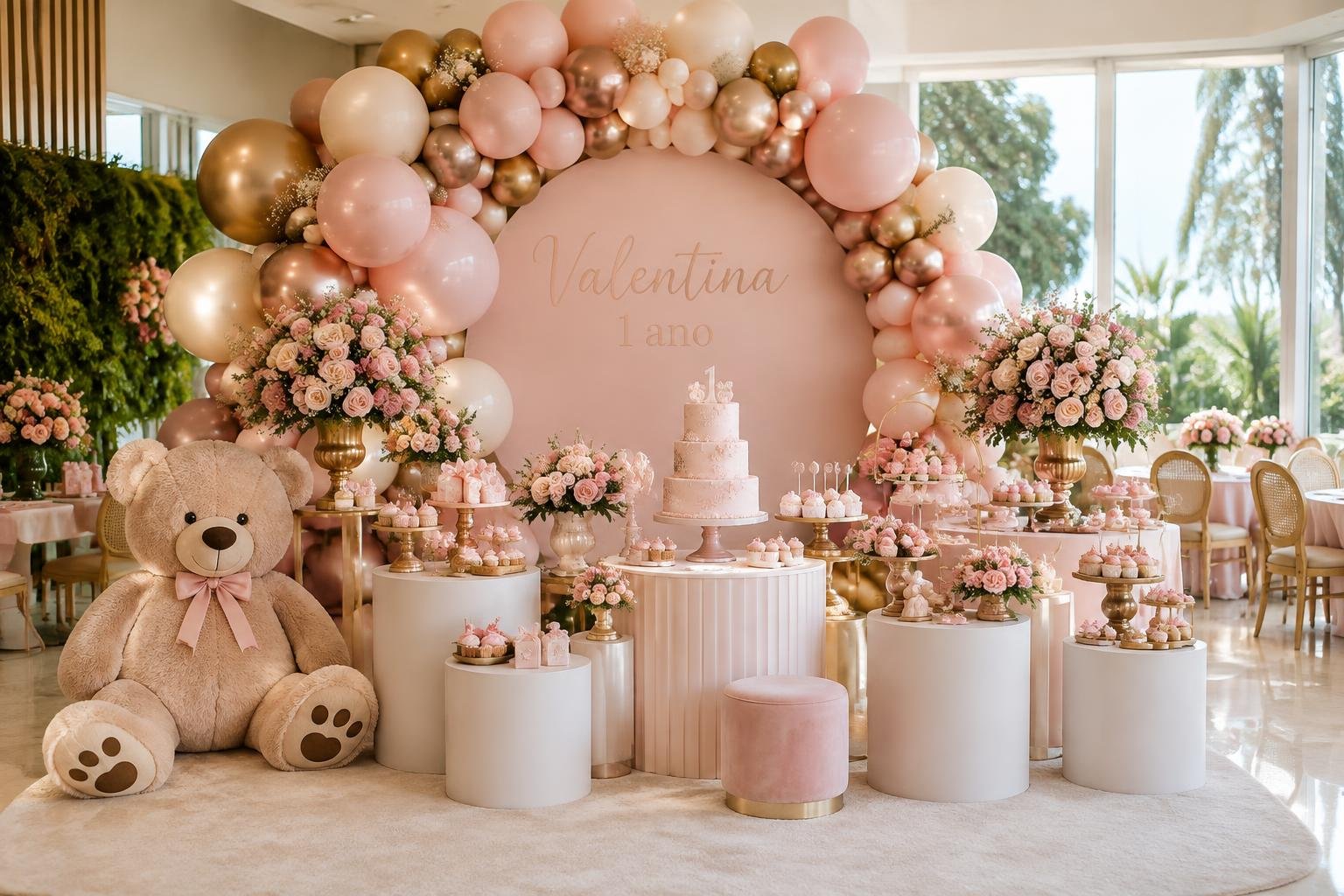 Decoração Lu Decora para aniversário de um ano